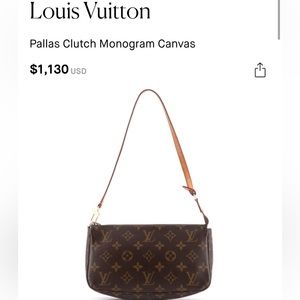 Pallas Clutch Monogram Canvas